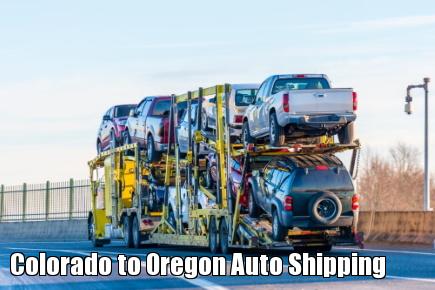 Colorado to Oregon Auto Shipping