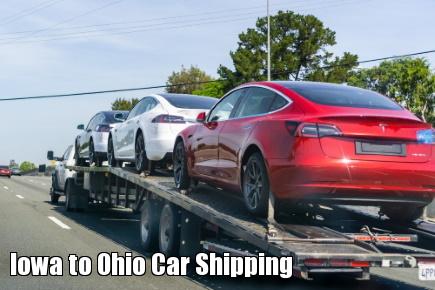 Iowa to Ohio Car Shipping