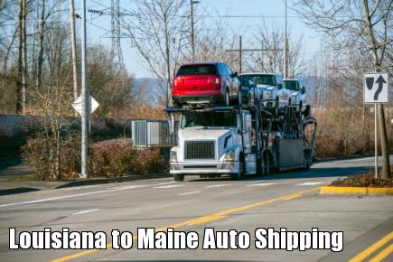 Louisiana to Maine Auto Shipping