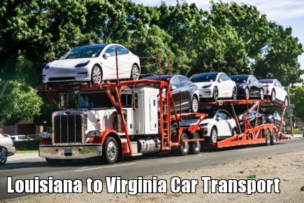 Louisiana to Virginia Car Transport
