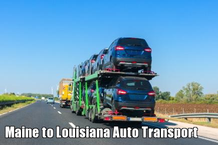 Maine to Louisiana Auto Transport