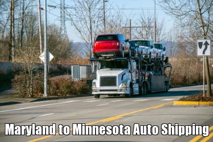 Maryland to Minnesota Auto Shipping