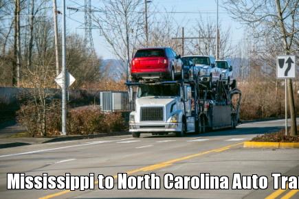Mississippi to North Carolina Auto Transport