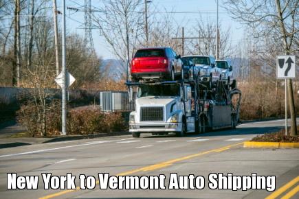 New York to Vermont Auto Shipping