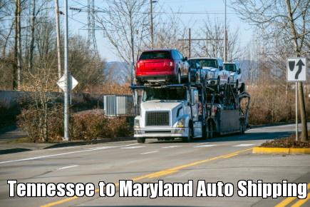 Tennessee to Maryland Auto Shipping