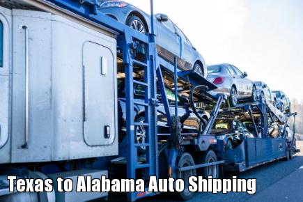 Texas to Alabama Auto Shipping