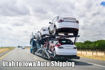 Utah to Iowa Auto Shipping
