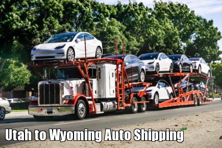 Utah to Wyoming Auto Shipping